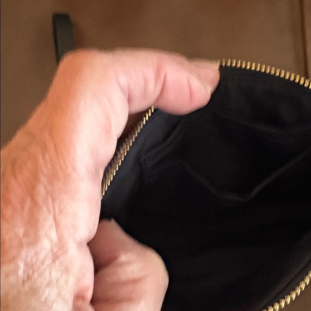 Coach Navy BLUE  Wristlet‎ - Picture 5 of 7